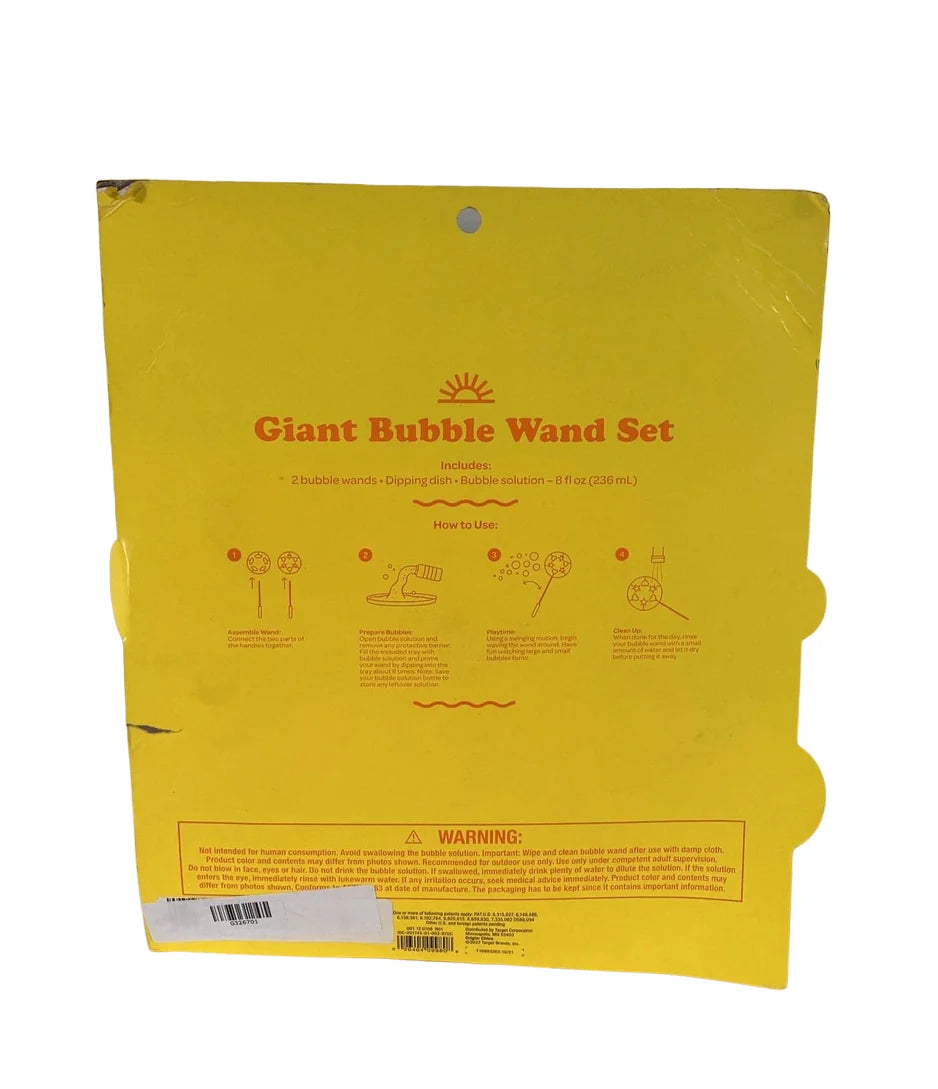 Sun Squad Giant Bubble Wand Set
