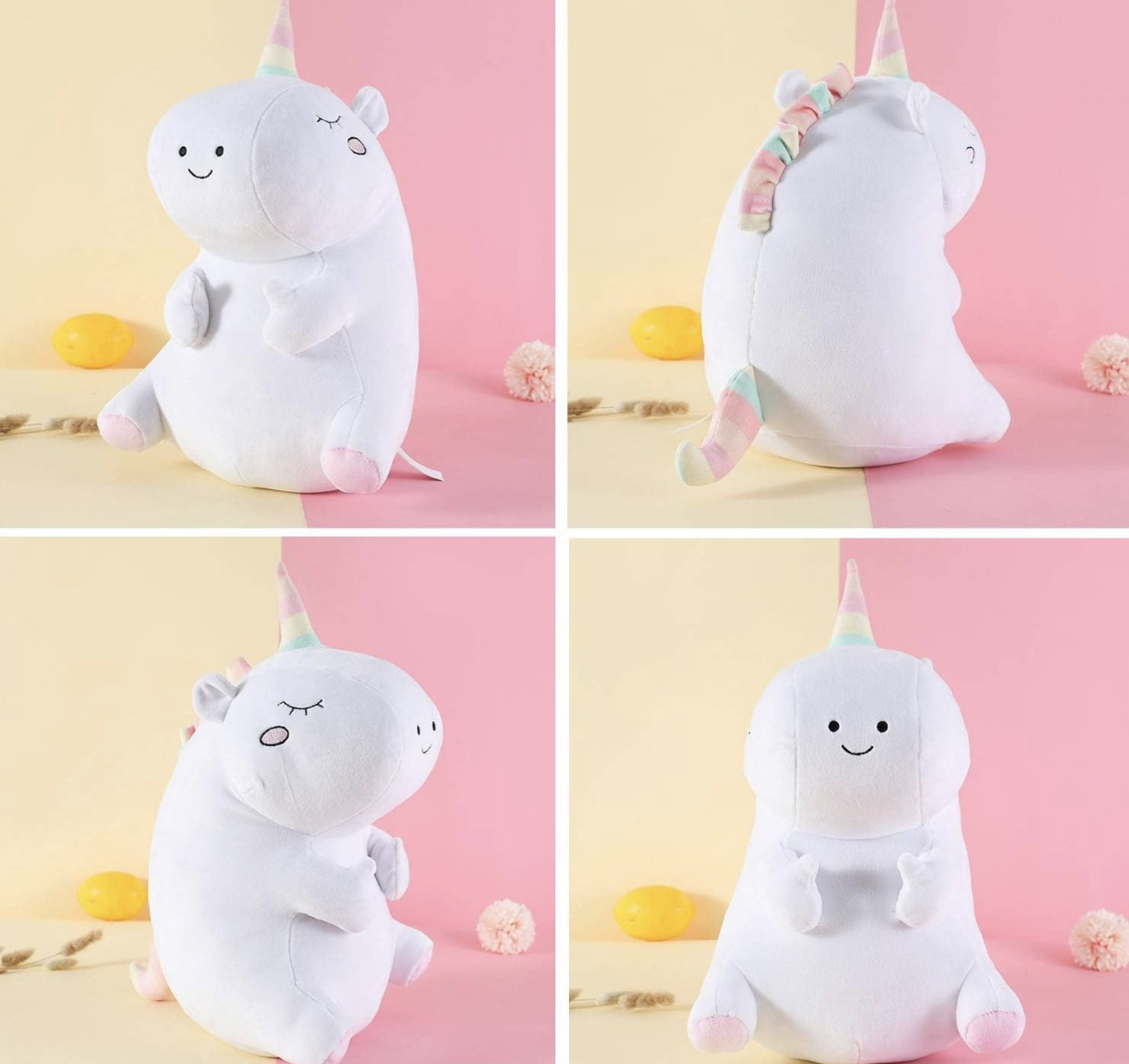 Adorable Glow-In-The-Dark Unicorn Plush Toy