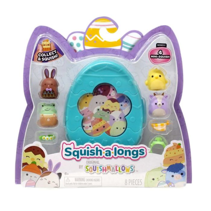 Squishmallows Squish-a-longs S2 Figursett - Baratelli, Tandy, Triston og Louden