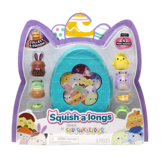 Squishmallows Squish-a-longs S2 Figursett - Baratelli, Tandy, Triston og Louden