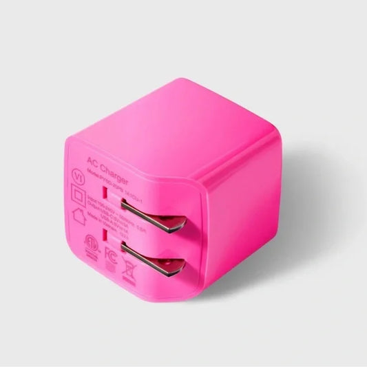 2-Port 20W USB-A and USB-C Wall Charger - heyday