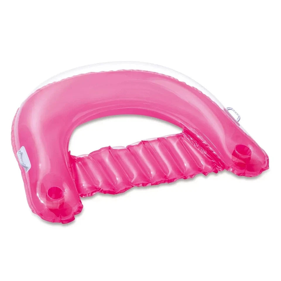 Sun Squad 4 Ft Long Pink Inflatable Lounge Chair New | Free Ship!