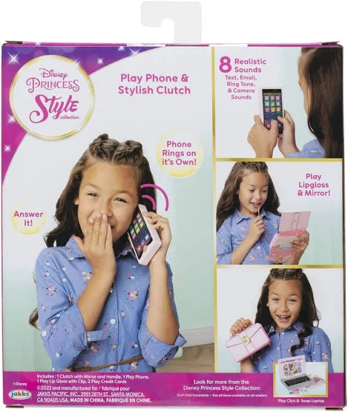 Disney Princess Style Collection Play Phone & Stylish Clutch